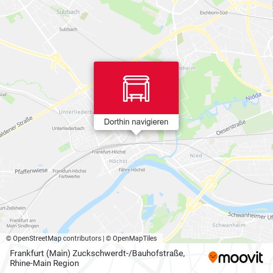 Frankfurt (Main) Zuckschwerdt- / Bauhofstraße Karte