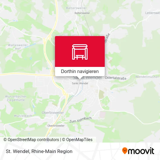 St. Wendel Karte