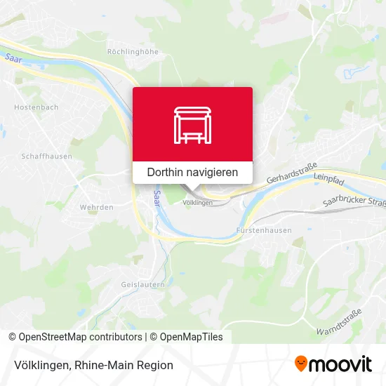 Völklingen Karte