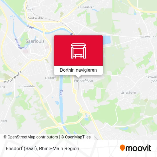 Ensdorf (Saar) Karte