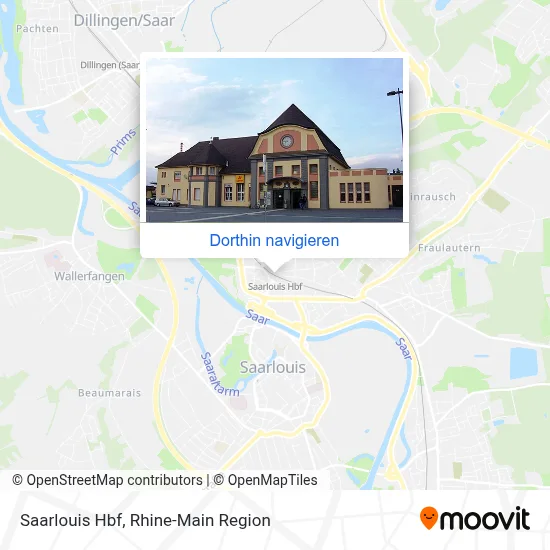 Saarlouis Hbf Karte