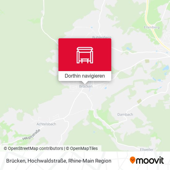 Brücken, Hochwaldstraße Karte
