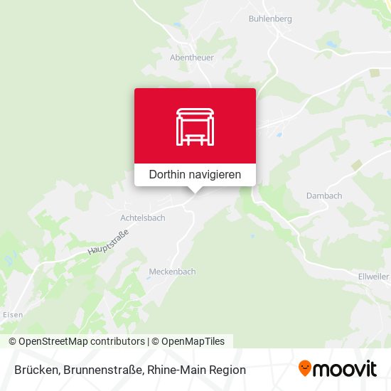 Brücken, Brunnenstraße Karte