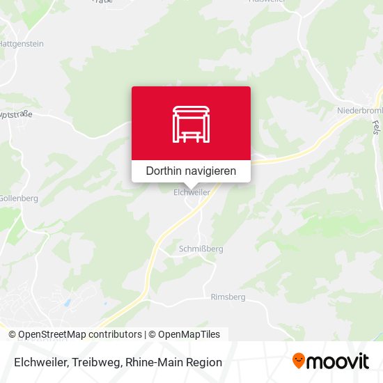Elchweiler, Treibweg Karte