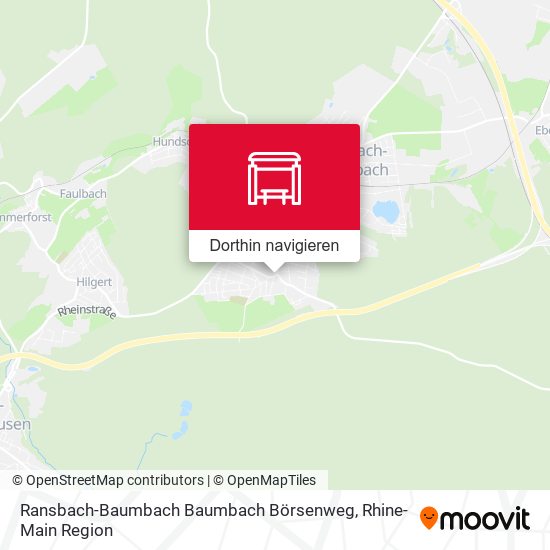 Ransbach-Baumbach Baumbach Börsenweg Karte