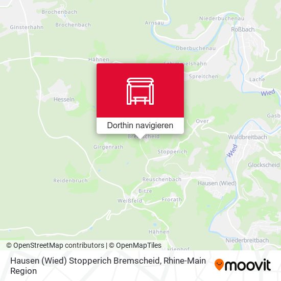 Hausen (Wied) Stopperich Bremscheid Karte