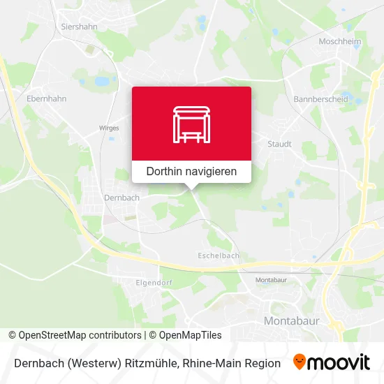 Dernbach (Westerw) Ritzmühle Karte