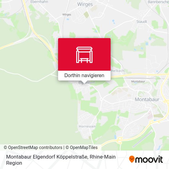 Montabaur Elgendorf Köppelstraße Karte