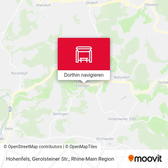 Hohenfels, Gerolsteiner Str. Karte