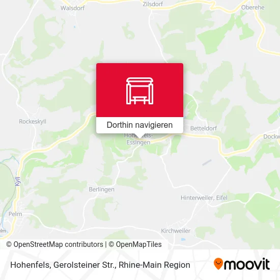 Hohenfels, Gerolsteiner Str. Karte