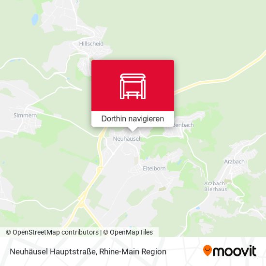 Neuhäusel Hauptstraße Karte