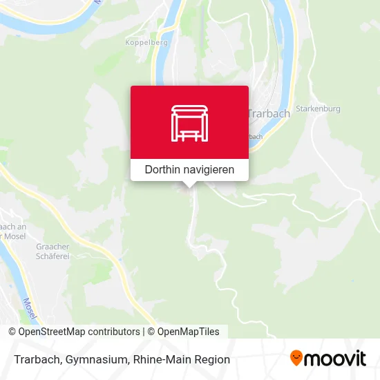Trarbach, Gymnasium Karte