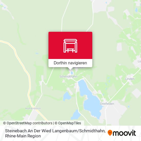 Steinebach An Der Wied Langenbaum / Schmidthahn Karte