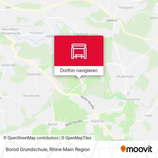 Borod Grundschule Karte