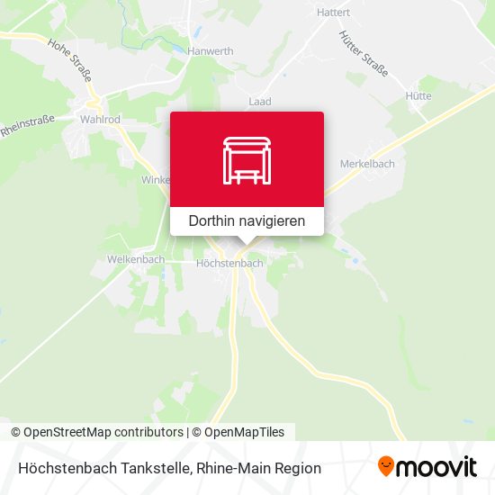 Höchstenbach Tankstelle Karte