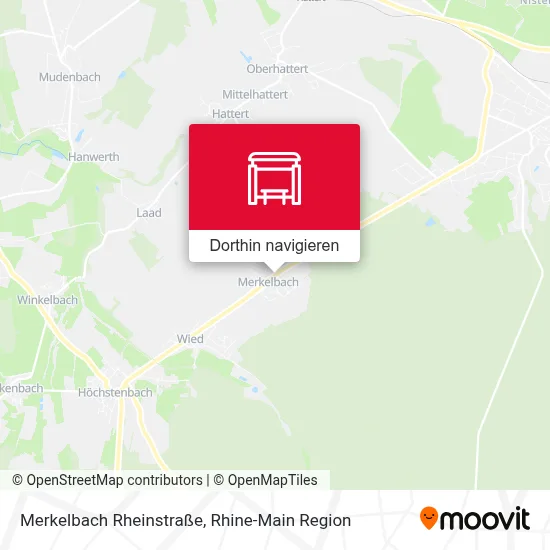 Merkelbach Rheinstraße Karte
