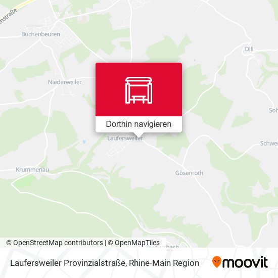 Laufersweiler Provinzialstraße Karte