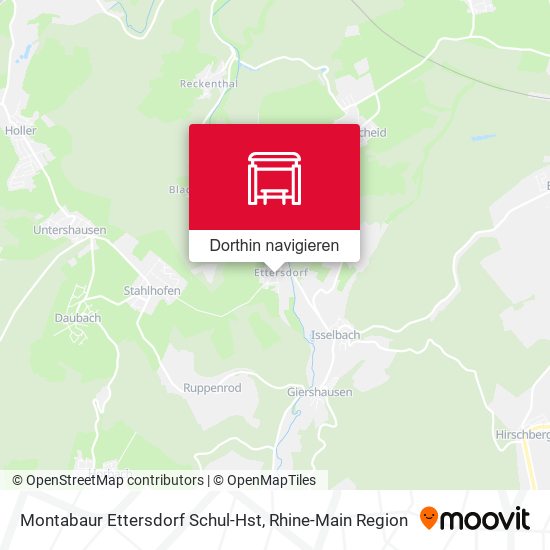 Montabaur Ettersdorf Schul-Hst Karte