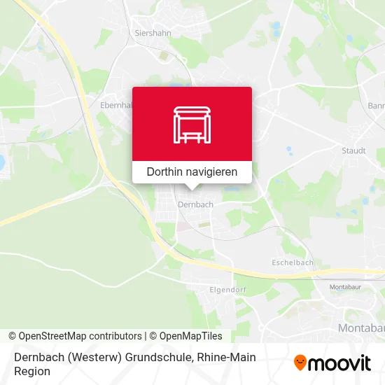 Dernbach (Westerw) Grundschule Karte