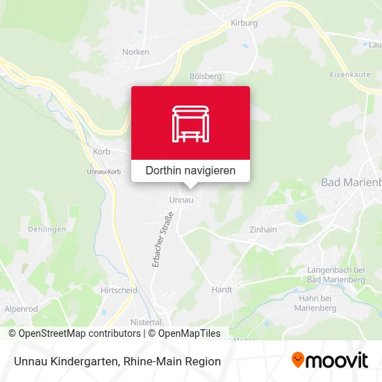 Unnau Kindergarten Karte