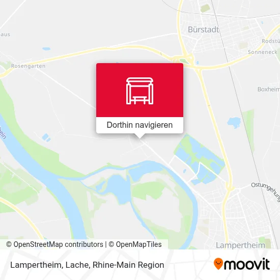 Lampertheim, Lache Karte