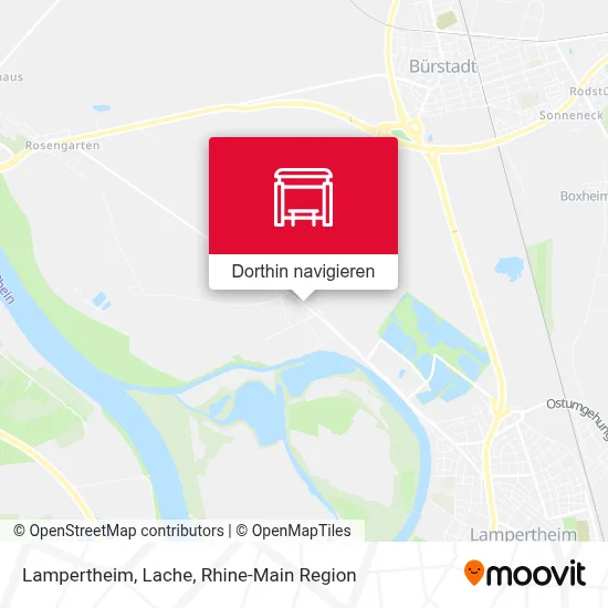 Lampertheim, Lache Karte