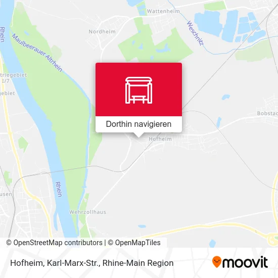 Hofheim, Karl-Marx-Str. Karte