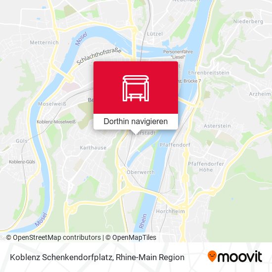 Koblenz Schenkendorfplatz Karte