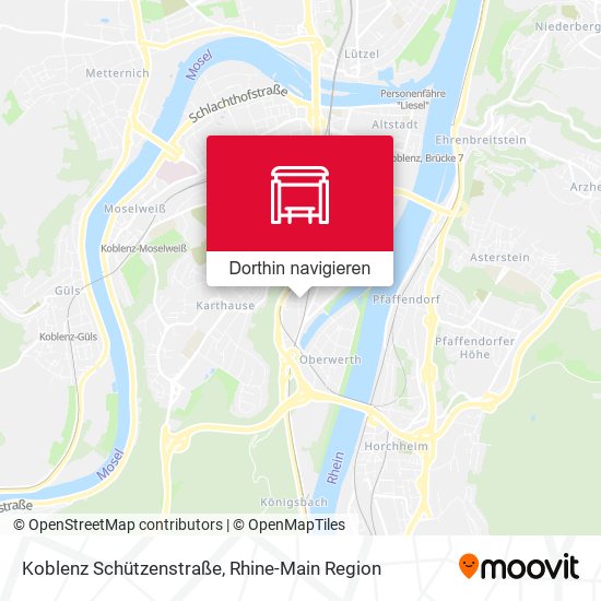 Koblenz Schützenstraße Karte
