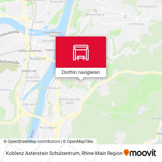 Koblenz Asterstein Schulzentrum Karte