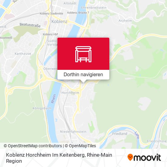 Koblenz Horchheim Im Keitenberg Karte