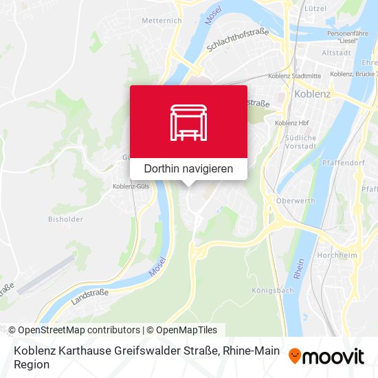 Koblenz Karthause Greifswalder Straße Karte