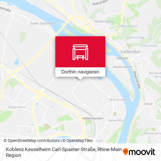 Koblenz Kesselheim Carl-Spaeter-Straße Karte