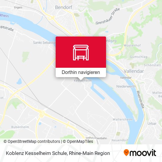 Koblenz Kesselheim Schule Karte