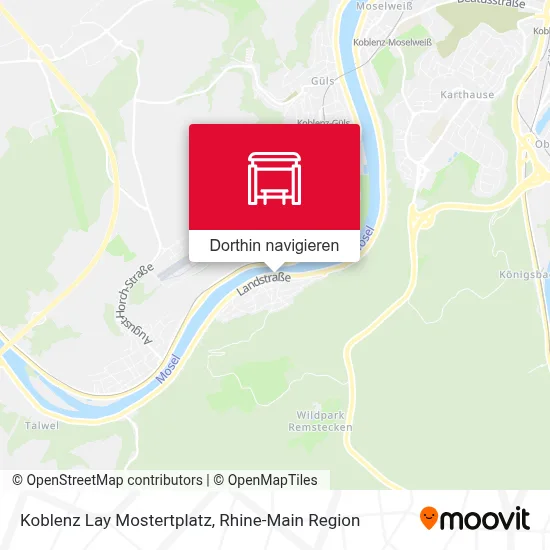 Koblenz Lay Mostertplatz Karte