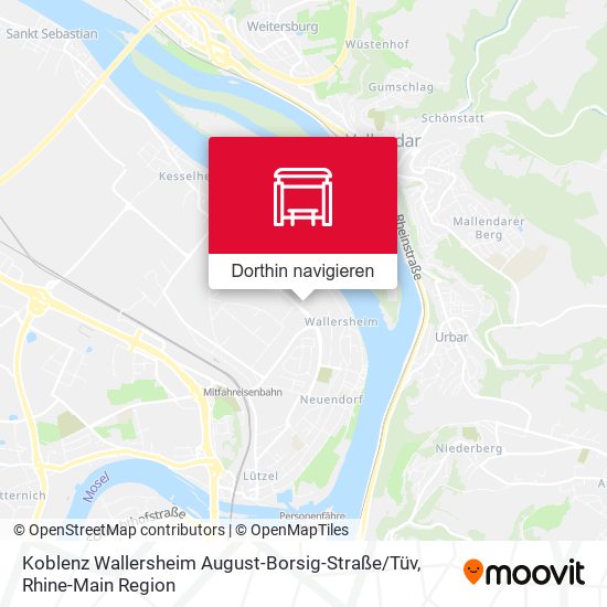 Koblenz Wallersheim August-Borsig-Straße / Tüv Karte