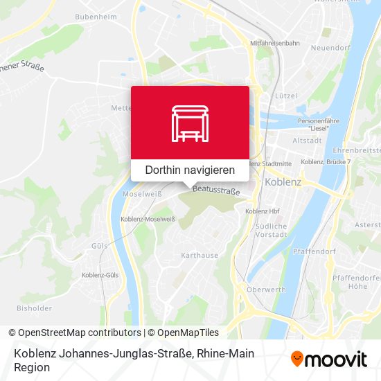Koblenz Johannes-Junglas-Straße Karte