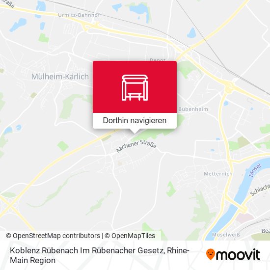 Koblenz Rübenach Im Rübenacher Gesetz Karte