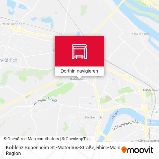 Koblenz Bubenheim St.-Maternus-Straße Karte