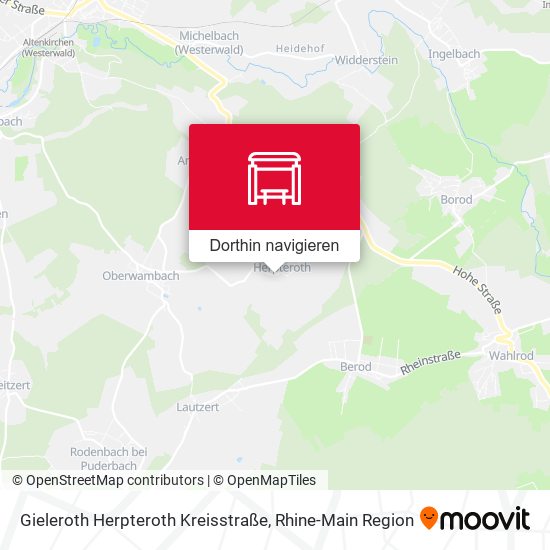 Gieleroth Herpteroth Kreisstraße Karte