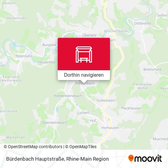Bürdenbach Hauptstraße Karte