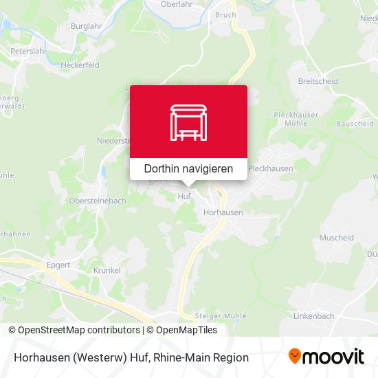 Horhausen (Westerw) Huf Karte