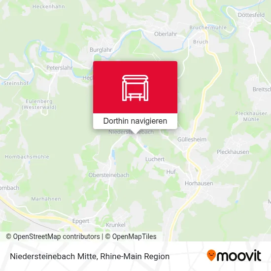 Niedersteinebach Mitte Karte