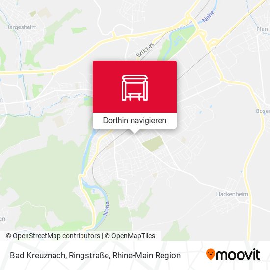 Bad Kreuznach, Ringstraße Karte