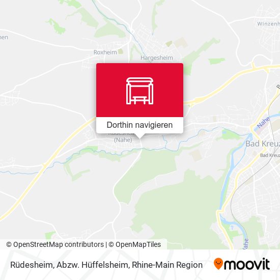 Rüdesheim, Abzw. Hüffelsheim Karte