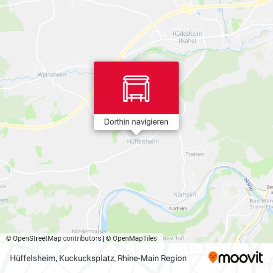 Hüffelsheim, Kuckucksplatz Karte