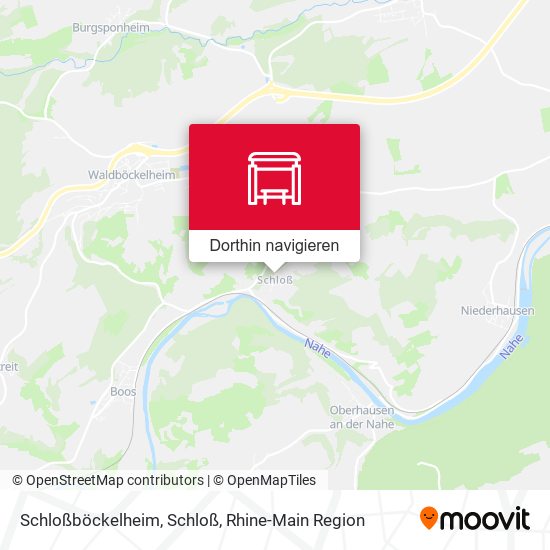 Schloßböckelheim, Schloß Karte