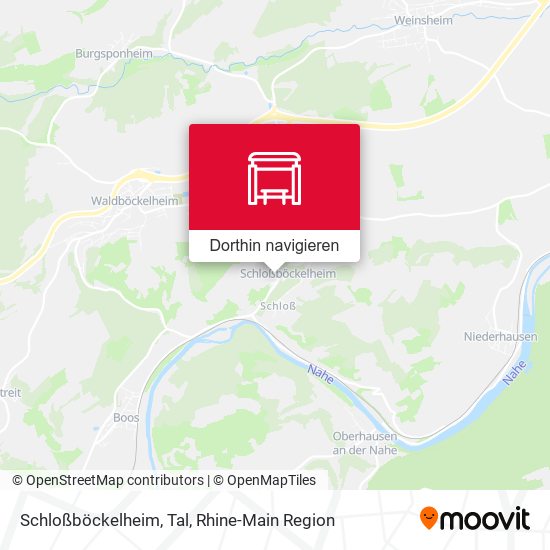 Schloßböckelheim, Tal Karte