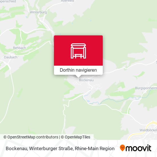 Bockenau, Winterburger Straße Karte