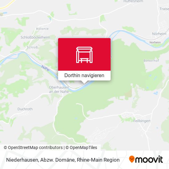 Niederhausen, Abzw. Domäne Karte